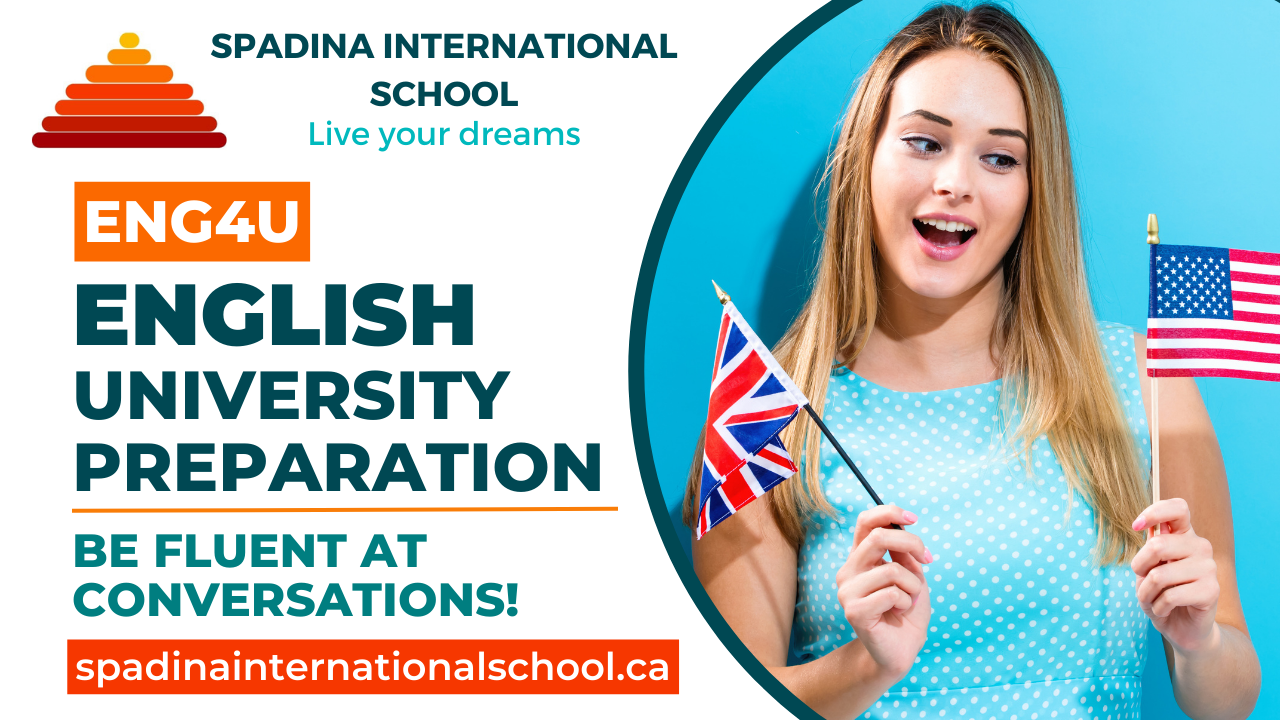 ENG4U (University Preparation) - English - Grade 12
